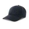 Casquette 6 pans mid visor faux suède