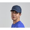 Casquette 6 pans mid visor faux suède