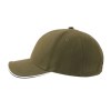 Casquette 6 pans contrastée