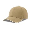 Casquette 6 pans contrastée