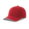Casquette 6 pans contrastée