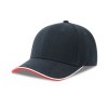 Casquette 6 pans contrastée
