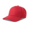 Casquette 5 pans effet nid d'abeille