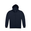 Sweat zippé à capuche unisexe