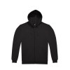 Sweat zippé à capuche unisexe