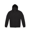 Sweat zippé à capuche unisexe