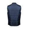 Bodywarmer unisexe avec bord côte au col