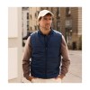 Bodywarmer unisexe avec bord côte au col