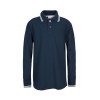 Kids’ long sleeve piqué polo shirt