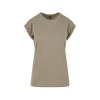 LADIES REGULAR EXTENDED SHOULDER TEE