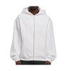 Sweat à capuche zippé ample