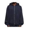 Sweat à capuche zippé ample