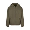 Sweat à capuche zippé ample