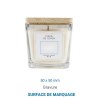 Bougie végétale GRASSE Ronde 135g - France Baies givrées
