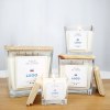 Bougie végétale GRASSE Carré 350g - France Fleur de coton