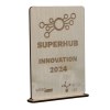 Trophée en bois RECTANGLE - France 3 mm