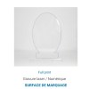 Trophée en plexiglas OVAL - France 3 mm