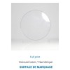 Trophée en plexiglas ROND - France 3 mm