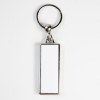 Porte-clés Métallique rectangle M - France - Gris