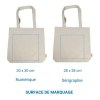 Cabas coton COPENHAGUE - Ecru