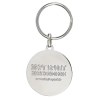 Porte-clés émail premium en zamac recyclé - 40 mm