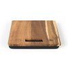 Balance de cuisine électronique en bois d'acacia