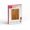 Balance de cuisine électronique en bois d'acacia