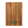 Balance de cuisine électronique en bois d'acacia