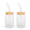 Set de 2 verres à bubble tea