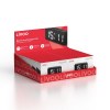 Présentoir de 12 réveils LED