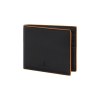 Portefeuille Noir Edition Orange