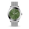 ICE steel solar Argent Vert Milanese