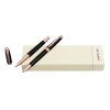 Parure Holborn Noir & Rose Doré (stylo bille & stylo roller)