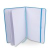 Cahier A5 PU avec pages quadrillées
