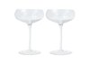Lot de 2 flûtes à champagne Byon Opacity avec motif de verre élégant 300 ml