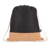 Sac à cordon R-PET &amp; liège 35 x 40cm