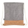 Sac à cordon R-PET &amp; liège 35 x 40cm