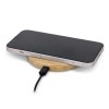 Pad de charge sans fil en bambou 15W