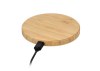Pad de charge sans fil en bambou 15W