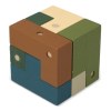 InSideOut Wooden Cube think iq puzzle