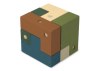 InSideOut Wooden Cube think iq puzzle
