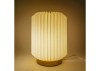 Lampe LED en papier pliable Coollux Aurore sur socle en bois, 22cm