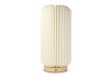 Lampe LED en papier pliable Coollux Aurora Tall sur base en bois, 32cm