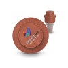 Bouchon de bouteille avec pompe vide d'air, pompe a vin lid. features a clip closure for secure storage.