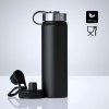 Mug isotherme nordic avec deux bouchons, 650 ml