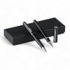 Ensemble métal primo: stylo et roller