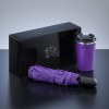 Coffret de voyageurs: mug à café nordic, 350 ml & parapluie automatique cambridge