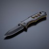 Couteau d'urgence en acier revêtu de titane optima