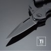 Outil multifonction en acier revêtu de titane optima avec mousqueton
