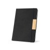 HOMERO. Set composé d'un bloc-notes A5 à couverture rigide et d'un stylo à bille en bambou